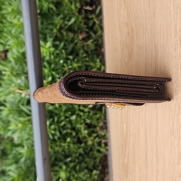 Loewe Anagram Brown Suede Wallet - Picture 4 of 13